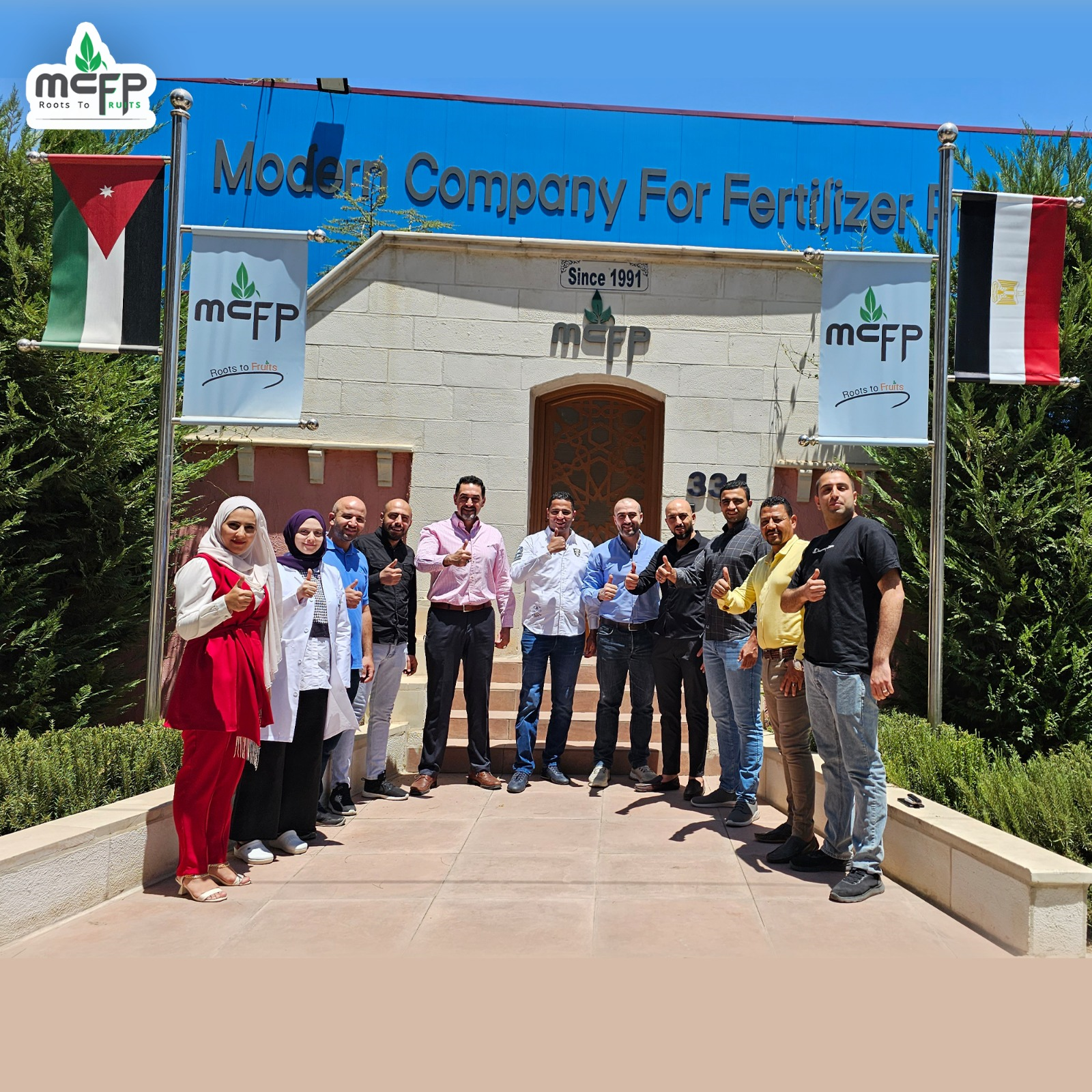 Receiving our special guest from ROAIA company in Egypt
